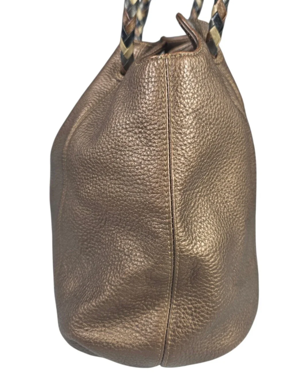 Brrighton Bronze Metallic Hobo Bag